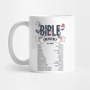 Emergency Bible Numbers Mug